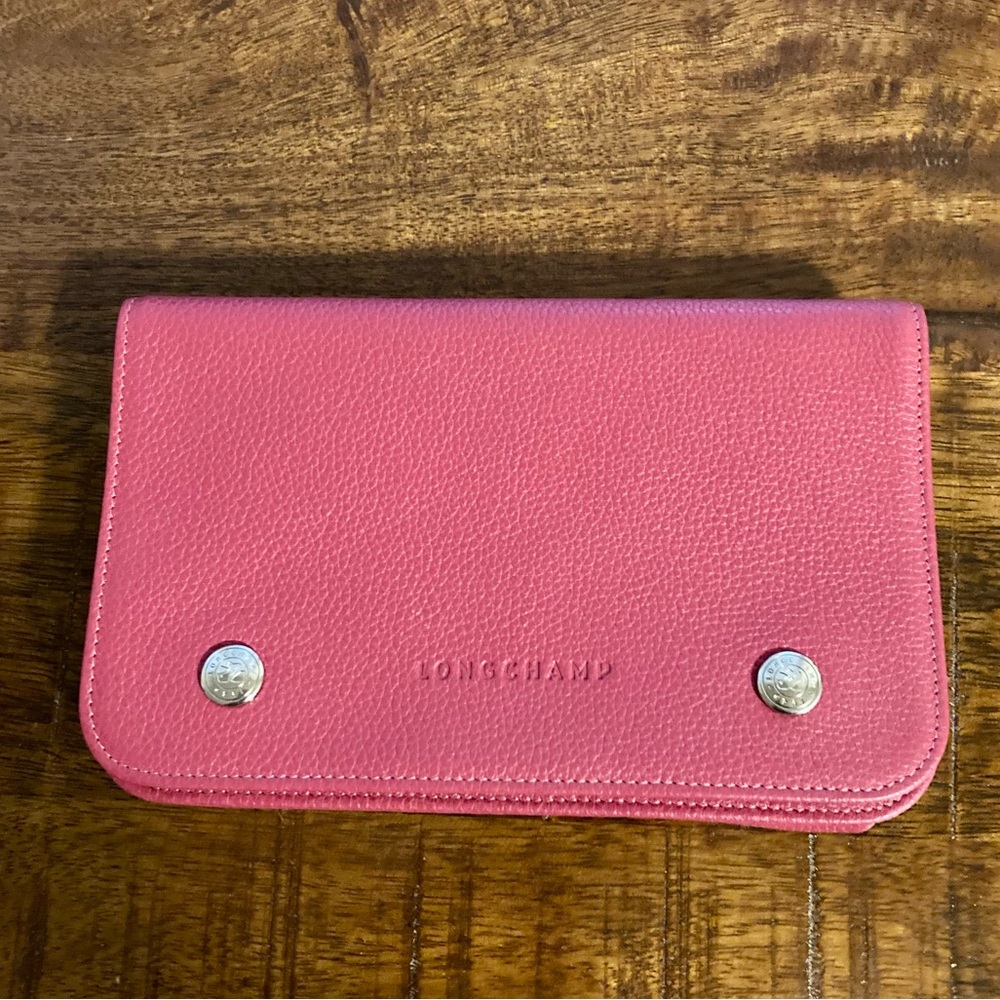 Longchamp Leather Wallet-on-Chain